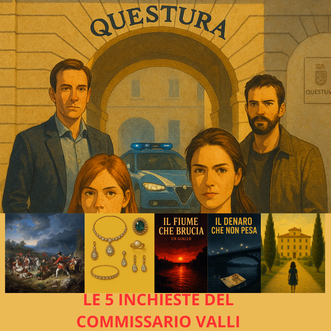 Bundle 5 ebook gialli Commissario Capo Valli